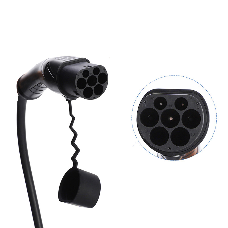 特斯拉双头枪-16A Type2 TO Tesla Charging cable